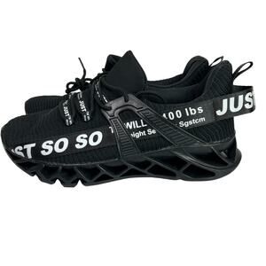 UMYOGO Mens Athletic Walking Blade Running Tennis Shoes Sneakers 8 M US Black